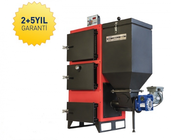 KATI YAKITLI ÜÇ GEÇİŞLİ OTOMATİK YÜKLEMELİ (STOKERLİ) KAT KALORİFERİ